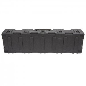 These Mil-Standard cases were designed to meet the most demanding military specifications. They are roto-molded for strength and durability, airtight and water proof with solid stainless steel latches and hinges that will withstand the most demanding shipping conditions. The 3R Mil-Std. Cases are molded of (LLDPE) polyethylene impact resistant / UV stabilized material and meet or exceed MIL-STD 810 and MIL-C-4150J specifications.
